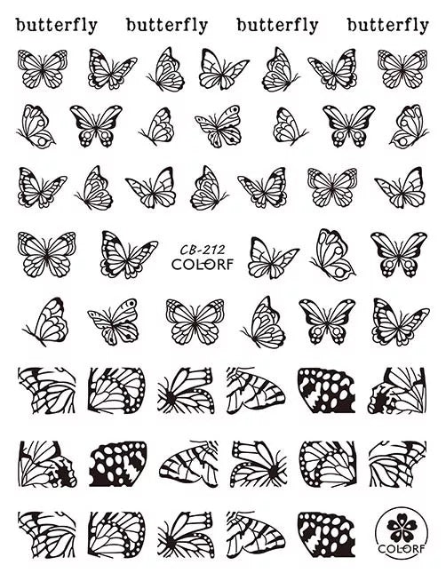 Butterflies Stickers